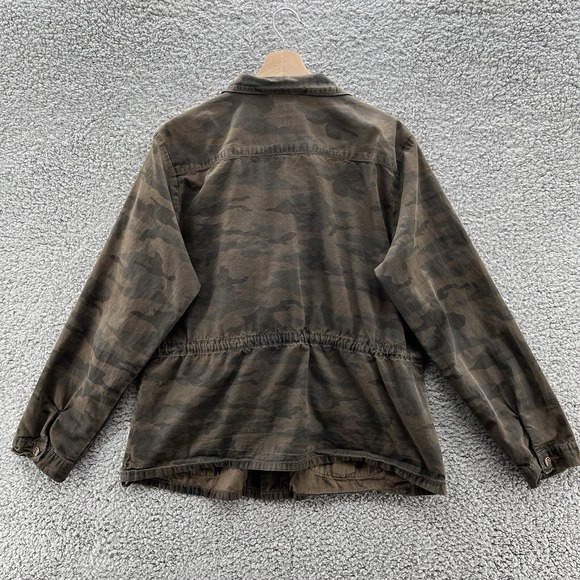 NSF Jacket Womens Large Army Green Camo Military Field Lightweight USA - Picture 8 of 11